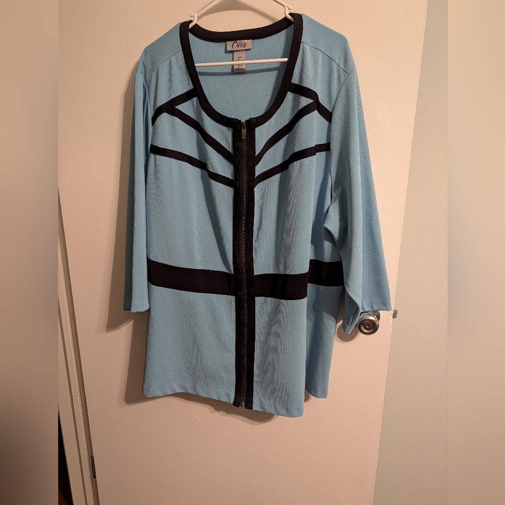 Catherines Blue and Black Blazer